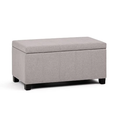 36" Lancaster Storage Ottoman Bench - WyndenHall Satin Cream 12 36" Lancaster Storage Ottoman Bench - WyndenHall Satin Cream - Image 10