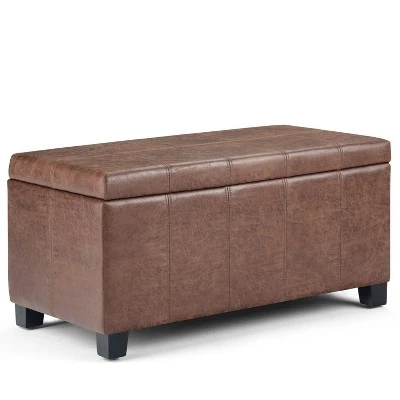 36" Lancaster Storage Ottoman Bench - WyndenHall Satin Cream 17 36" Lancaster Storage Ottoman Bench - WyndenHall Satin Cream - Image 15