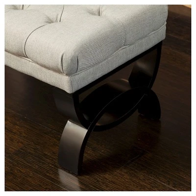 Scarlette Tufted Ottoman Bench - Christopher Knight Home Navy 3 Scarlette Tufted Ottoman Bench - Christopher Knight Home Navy