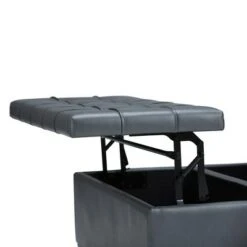 36" Elliot Coffee Table Storage Ottoman - WyndenHall Tanners Brown -Ottomans Official Shop unnamed file 4614