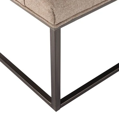 eLuxury Modern Square Ottoman 3 eLuxury Modern Square Ottoman