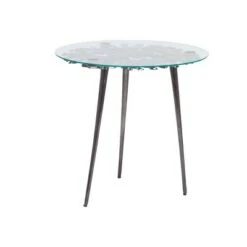 Modern Aluminum Accent Table - Olivia & May Black -Ottomans Official Shop unnamed file 465