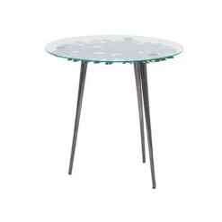 Modern Aluminum Accent Table - Olivia & May Black -Ottomans Official Shop unnamed file 466