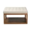 Alvere Cocktail Ottoman Walnut - Baxton Studio Beige/walnut -Ottomans Official Shop unnamed file 4708