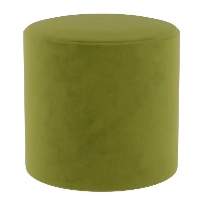 Round Ottoman in Velvet - Project 62™ Burnt Orange 5 Round Ottoman in Velvet - Project 62™ Burnt Orange - Image 3