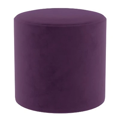 Round Ottoman in Velvet - Project 62™ Burnt Orange 6 Round Ottoman in Velvet - Project 62™ Burnt Orange - Image 4