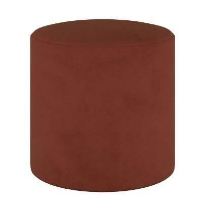 Round Ottoman in Velvet - Project 62™ Burnt Orange 17 Round Ottoman in Velvet - Project 62™ Burnt Orange - Image 15