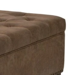 Madison Park Tufted Square Cocktail Ottoman Brown -Ottomans Official Shop unnamed file 4749