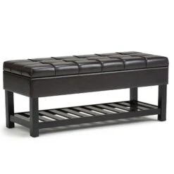 44" Wyatt Storage Ottoman Bench - WyndenHall Chocolate Brown 27 44" Wyatt Storage Ottoman Bench - WyndenHall Chocolate Brown -Ottomans Official Shop unnamed file 4767