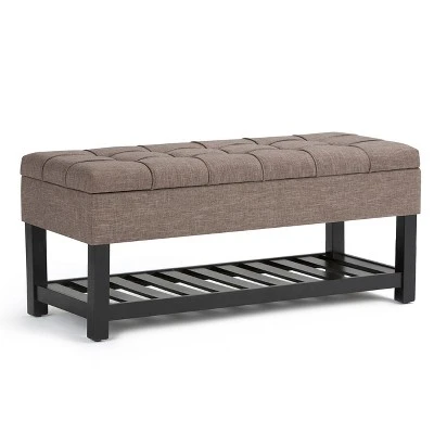 44" Wyatt Storage Ottoman Bench - WyndenHall Chocolate Brown 17 44" Wyatt Storage Ottoman Bench - WyndenHall Chocolate Brown - Image 15