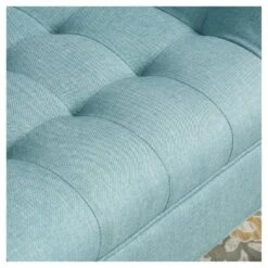 Demi Tufted Fabric Ottoman Bench Blue - Christopher Knight Home -Ottomans Official Shop unnamed file 4792
