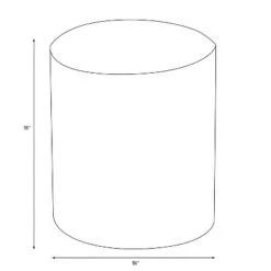 Round Ottoman Milano - Project 62™ Off-white -Ottomans Official Shop unnamed file 4832