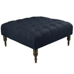 Custom Upholstered Tufted Square Ottoman - Skyline Furniture Milk -Ottomans Official Shop unnamed file 4885