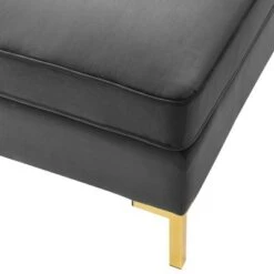 Ardent Performance Velvet Ottoman - Modway Gray -Ottomans Official Shop unnamed file 4918