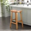 Olivia & May Rustic Wood Stool Brown - Olivia & May 2 Olivia & May Rustic Wood Stool Brown - Olivia & May -Ottomans Official Shop unnamed file 495