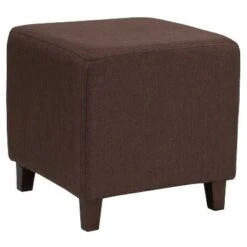 Flash Furniture Ascalon Taut Upholstered Cube Ottoman Pouf