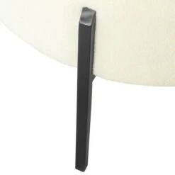 Modern Metal Sherpa Ottoman Cream - HomePop -Ottomans Official Shop unnamed file 5010