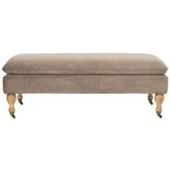 Hampton Pillowtop Bench - Safavieh Cream 10 Hampton Pillowtop Bench - Safavieh Cream -Ottomans Official Shop unnamed file 5024