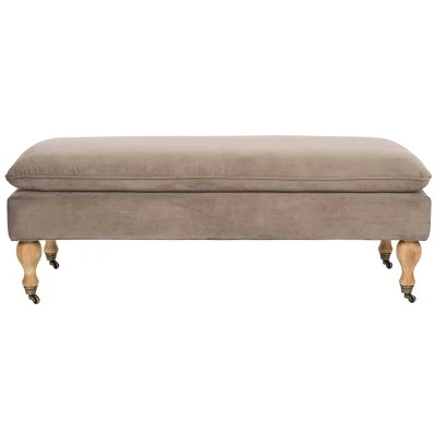 Hampton Pillowtop Bench - Safavieh Cream 6 Hampton Pillowtop Bench - Safavieh Cream - Image 4