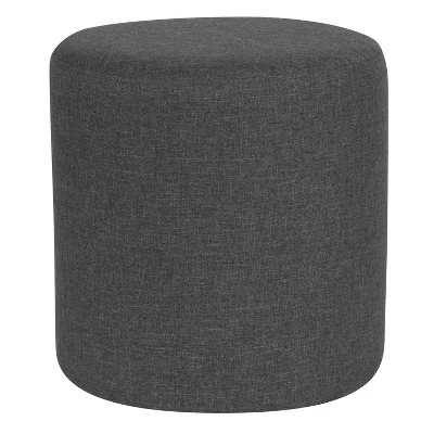 Flash Furniture Barrington Taut Upholstered Round Ottoman Pouf 10 Flash Furniture Barrington Taut Upholstered Round Ottoman Pouf - Image 8