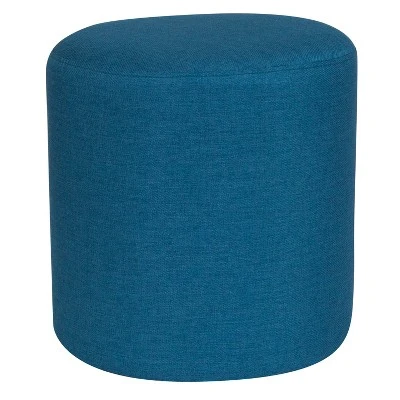 Flash Furniture Barrington Taut Upholstered Round Ottoman Pouf 12 Flash Furniture Barrington Taut Upholstered Round Ottoman Pouf - Image 10