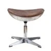 Brancaster Stool Retro Brown Top Grain Leather/Aluminum - Acme Furniture -Ottomans Official Shop unnamed file 514