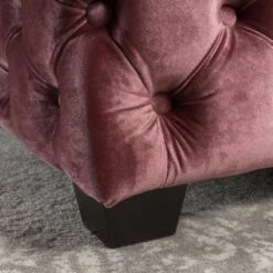 Jaymee New Velvet Ottoman - Christopher Knight Home Gray -Ottomans Official Shop unnamed file 5140