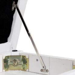 Costway Solid Wood PU Leather Piano Bench Padded Double Duet Keyboard Seat Storage White -Ottomans Official Shop unnamed file 5172