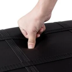 Costway PU Leather Solid Wood Piano Bench Padded Double Duet Keyboard Seat Storage Black -Ottomans Official Shop unnamed file 5196