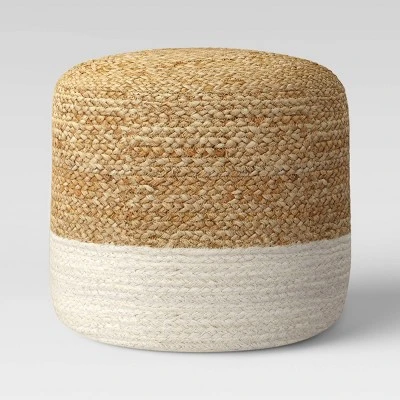 Jada Woven Pouf - Opalhouse™ White 6 Jada Woven Pouf - Opalhouse™ White - Image 5