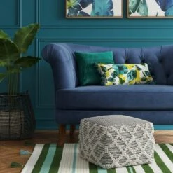 Lory Pouf Textured - Opalhouse™ White