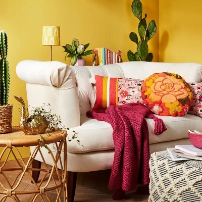 Lory Pouf Textured - Opalhouse White 6 Lory Pouf Textured - Opalhouse White - Image 4