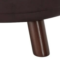 Rivard Round Stool - Linon Dark Gray -Ottomans Official Shop unnamed file 53