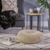 Burley Knitted Donut Pouf - Christopher Knight Home Dark Gray