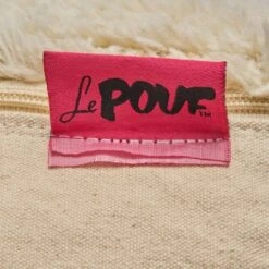 Calzona Boho Wool and Cotton Ottoman Pouf - Christopher Knight Home Ivory/beige -Ottomans Official Shop unnamed file 5312