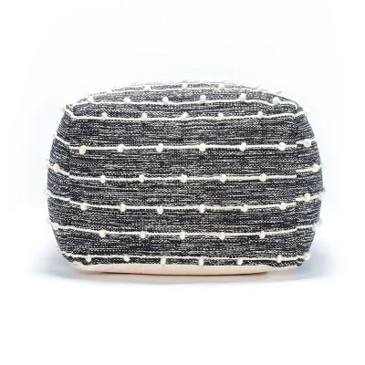 Penelope Pouf Ottoman - Anji Mountain Gray/ivory 3 Penelope Pouf Ottoman - Anji Mountain Gray/ivory