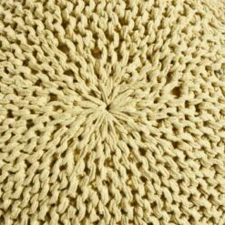 Yuny Handcrafted Modern Fabric Pouf - Christopher Knight Home Yellow -Ottomans Official Shop unnamed file 5377