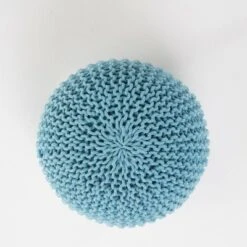 Moro Handcrafted Modern Cotton Pouf - Christopher Knight Home Aqua 18 Moro Handcrafted Modern Cotton Pouf - Christopher Knight Home Aqua -Ottomans Official Shop unnamed file 5387