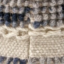 Hambo Contemporary Wool and Cotton Pouf Ottoman White/Blue - Christopher Knight Home 11 Hambo Contemporary Wool and Cotton Pouf Ottoman White/Blue - Christopher Knight Home -Ottomans Official Shop unnamed file 5444