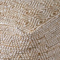Abella Handcrafted Boho Large Fabric Rectangular Pouf Ivory/Beige - Christopher Knight Home 10 Abella Handcrafted Boho Large Fabric Rectangular Pouf Ivory/Beige - Christopher Knight Home -Ottomans Official Shop unnamed file 5458