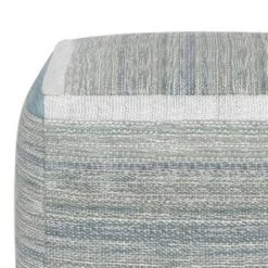 Frances Cube Pouf - WyndenHall Patterned Gray Melange -Ottomans Official Shop unnamed file 5494