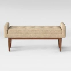 Verken Mid Century Modern Settee Bench - Project 62™ Gray -Ottomans Official Shop unnamed file 550