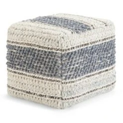 Heyfield Square Pouf - WyndenHall Green/natural -Ottomans Official Shop unnamed file 5524