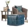 Rubin Square Pouf Teal - WyndenHall -Ottomans Official Shop unnamed file 5613