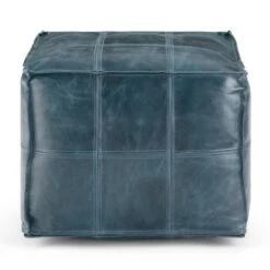 Rubin Square Pouf Teal - WyndenHall -Ottomans Official Shop unnamed file 5619