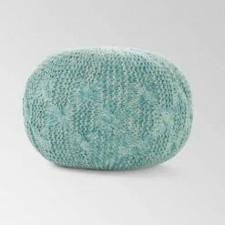 Behring Fabric Weave Pouf - Christopher Knight Home Orange -Ottomans Official Shop unnamed file 5623