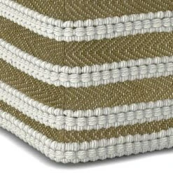 Jericho Square Woven PET Polyester Pouf Natural/White - WyndenHall 7 Jericho Square Woven PET Polyester Pouf Natural/White - WyndenHall -Ottomans Official Shop unnamed file 5631