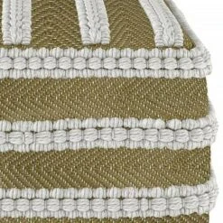 Jericho Square Woven PET Polyester Pouf Natural/White - WyndenHall 8 Jericho Square Woven PET Polyester Pouf Natural/White - WyndenHall -Ottomans Official Shop unnamed file 5632