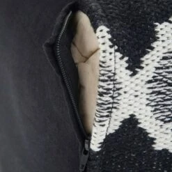 Denham Moroccan Inspired Square Pouf Black/Gray/White - Wyndenhall -Ottomans Official Shop unnamed file 5674