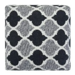 Denham Moroccan Inspired Square Pouf Black/Gray/White - Wyndenhall -Ottomans Official Shop unnamed file 5676